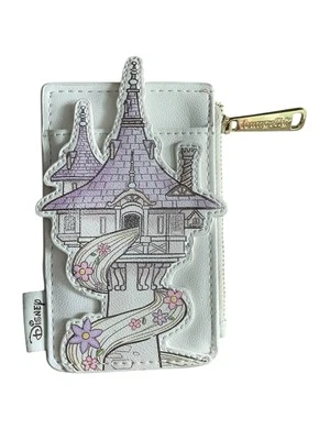 Cartera Disney Auténtica Torre Rapunzel Enredada con Cremallera LOUNGEFLY Multicolor Foto 1 de 4