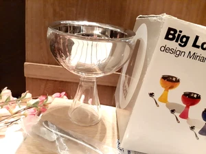 Alessi Big Love Miriam Mirri Eisschale & Herzlöffel Acryl Edelstahl NEU - Bild 1 von 9