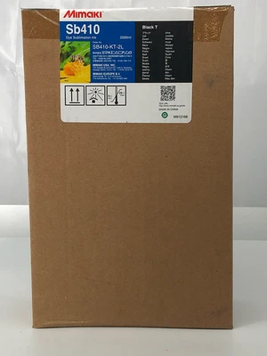 Mimaki Sb410 Black 2 Liter, New, 2020 expiration, single unit - Image 1 of 3