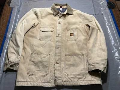 Abrigo de granero vintage Big Ben de lona para hombre 46 manta larga forrada envejecida Foto 1 de 4