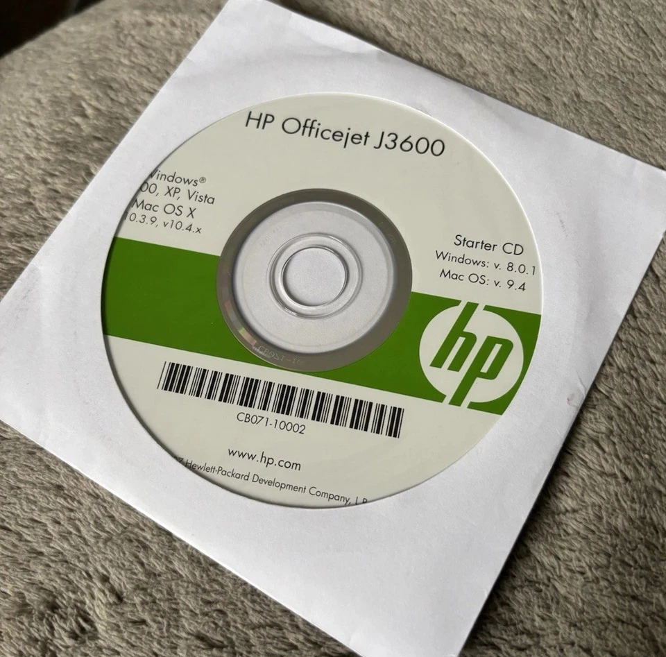 Hp Officejet J3600 CD Software - Image 1 of 1
