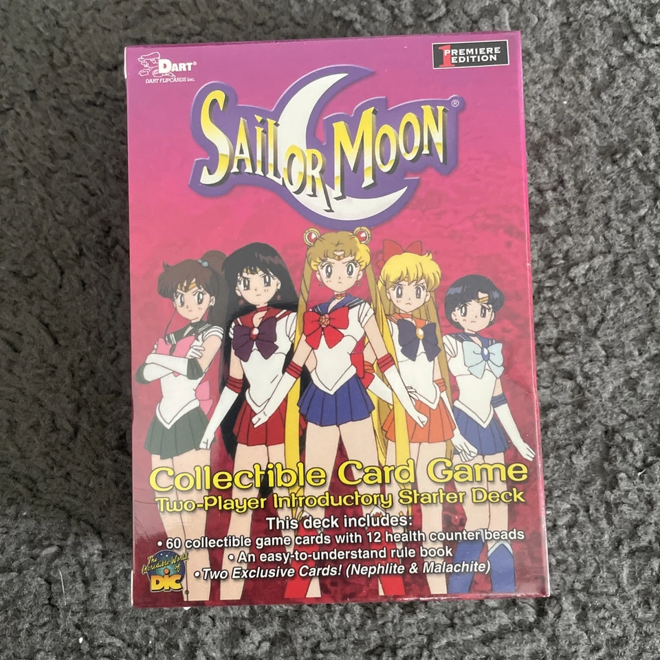 Sailor Moon CCG First Premiere Edition Starter Deck TCG 2000 Dart New! - Image 1 of 4