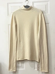 Neu mit Etikett American Tall Gr. XL/T Damenpullover Stehkragen elfenbein Baumwollmischung Stretch - Bild 1 von 11