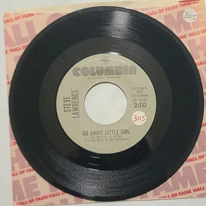 Steve Lawrence ~ Go Away Little Girl/ More ~ Columbia Re-Issue 45 RPM Record - Picture 1 of 4