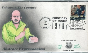 1999  First day Cover #3186h Abstract Expressionism Jackson Pollock Pugh cachet - Picture 1 of 2