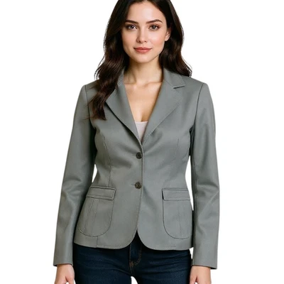 Vtg Bobbie Brooks Womens Blazer Jacket 70s 80s Retro Classic Sz 13 Vintage - Image 1 of 4