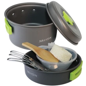 Lightweight Backpacking Cookware Set, Aluminum Camp Cooking Set with 1L Pot,C... - Picture 1 of 9
