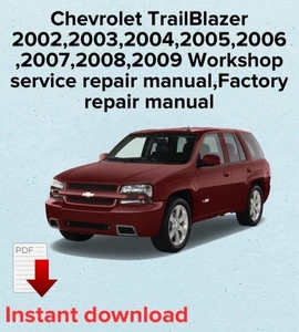 Chevrolet TrailBlazer 2002,2003,2004,2005,2006,2007,2008,2009 manual de taller - Imagen 1 de 3