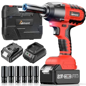550 Ft-lbs/700Nm Cordless Impact Wrench 1/2 inch, 3000RPM Brushless Impact Gu... - Picture 1 of 9