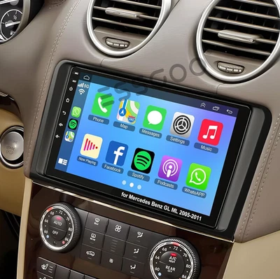 2+32G CarPlay Car Stereo Android14 For Mercedes Benz ML GL Class W164 X164 Radio - Imagem 1 de 4