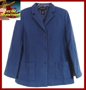 Ausverkauft Dialog Blazer Jacke Kaschmir Wollmischung gefüttert Karriere Blau QVC 6 - Bild 1 von 2