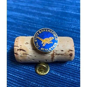 Vintage Cal State Bakersfield Athletics CSUB Roadrunners Enamel Pin 990A - Picture 1 of 1