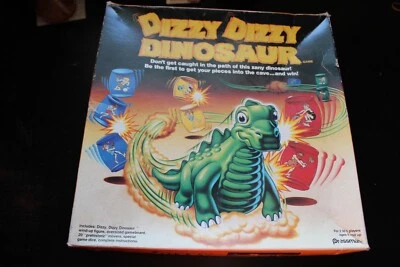 VINTAGE Dizzy Dizzy Dinosaur Game - Complete - Pressman - 1987 - Image 1 of 4
