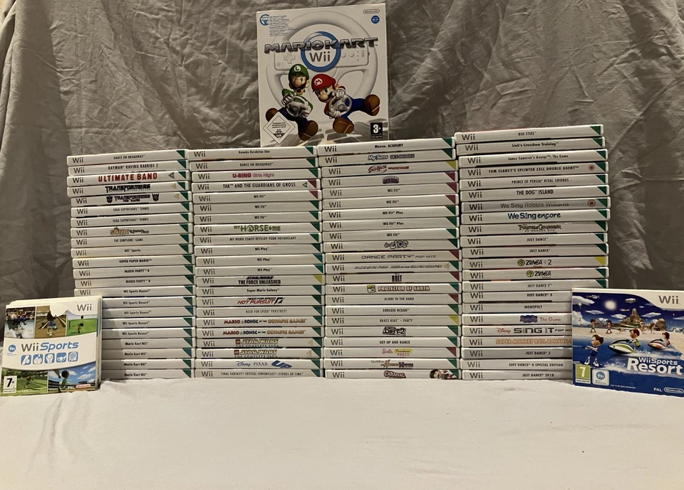 wii games multi listing - choose from drop down menu - Image 1 of 1