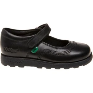 Kickers Infants Fragma Pop School Shoes Black - Picture 1 of 15