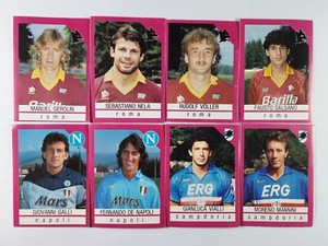 FIGURINE 1990/91 Stickers Footballers Euroflash Choose from Dropdown Menu