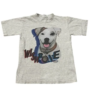 Vintage Wishbone Dog 1997 Literature PBS TV Show T-Shirt Rare Kids Youth 90s - Picture 1 of 4