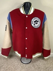 Chaqueta Universitaria Puma Talla XL Reversible Llama Escarlata Nueva $250 532082-01 - Imagen 1 de 8
