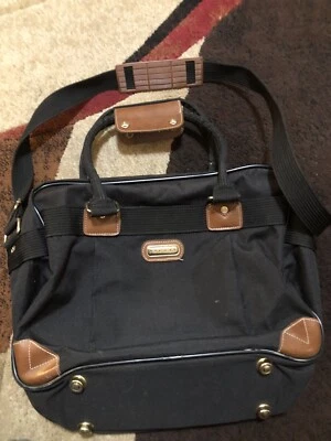 Jaguar Lona con Bolso de Lona Cuero Marrón Foto 1 de 4