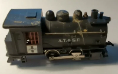 HO Scale A.T.&S.F. switcher Train 0-4-0 Vintage - Image 1 of 4