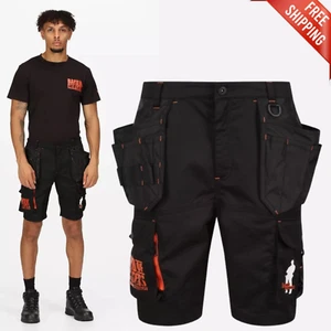 Regatta Band of Builders black men's water-repellent holster work shorts #TRJ542 - Picture 1 of 10