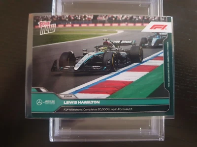 Topps Now F1 2024 #66 Hamilton - F1 Milestone: Completes 20,000 lap in Formula1 - Image 1 of 4