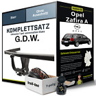 Für OPEL Zafira A Typ F75, T98 Anhängerkupplung starr +eSatz 7pol uni 99- NEU