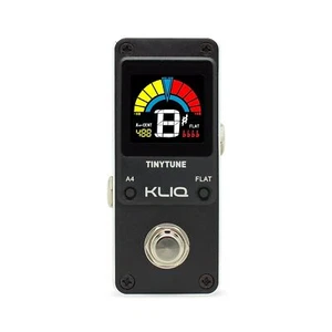 KLIQ TinyTune Tuner Pedal for Guitar and Bass - Mini - Chromatic - with Pitch... - Picture 1 of 9