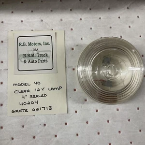 40204 Napa Model 40 Clear 12 V Lamp 4’’ Sealed - Picture 1 of 2