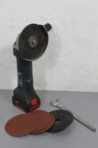Bosch GWS 18-125 V-LI Akku-Winkelschleifer mit 4,0Ah Akku + Schleifset - Bild 1 von 5