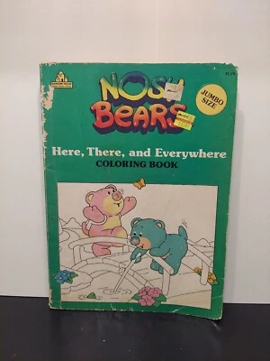 1988 Nosy Bears Here, There, And Everywhere Random House Coloring Book Foto 1 de 4