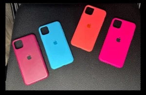 Fundas de silicona para teléfono iPhone 11 Pro Max.  Brillante. Colorido.  Recibe TODOS LOS 4 estuches. - Imagen 1 de 18