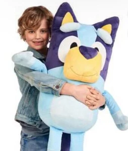 NEW! My Size BLUEY Kids 32" Giant PLUSH Stuffed Animal Toy Jumbo XL Blue Dog - Picture 1 of 2