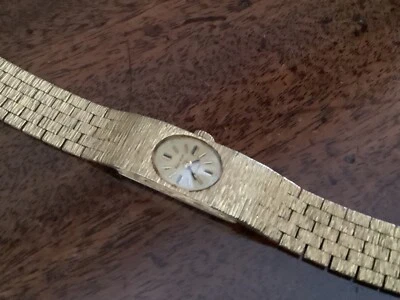 VINTAGE RETRO LADIES COCKTAIL GOLD PLATED COCKTAIL WATCH - Image 1 of 4