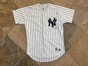 Vintage New York Yankees Don Mattingly Autographed Russell Baseball Jersey, 44 - Picture 1 of 11