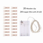 2 Meters 20 LEDs  Wire Fairy String  3 * AA B-attery Powered R3B5