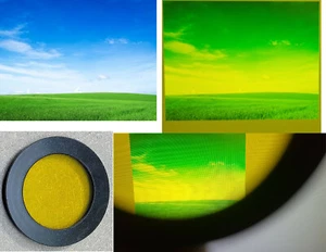 Microscopio 30 mm filtro amarillo en soporte 44 mm ajuste tubo 38 mm Nikon Zeiss y otros - Imagen 1 de 9