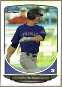 RYAN MCMAHON - 2013 BOWMAN CHROME DRAFT PROSPECTS REFRACTOR RC