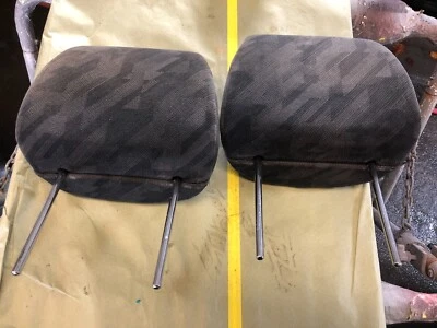 Par de asientos delanteros Honda CR-V 2002-2004 gris tela reposacabezas OEM 2003 Foto 1 de 4