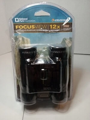 Celestron Focus View 12x25 Multi-Purpose 12x Magnified Binoculars. New  - Image 1 of 2