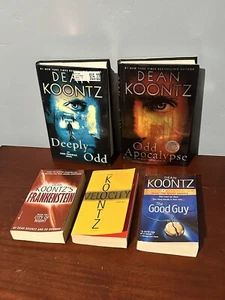 Dean Koontz Lot Deeply Odd Apocalypse Frankenstein Velocity Good Guy Preowned - Imagen 1 de 14