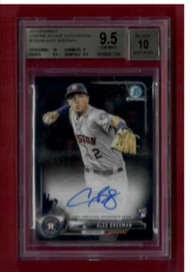 2017 Bowman Chrome Alex Bregman ON CARD Rookie Autograph! GEM MINT 9,5/10! - Bild 1 von 1