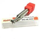 KLOT HRC55 T Slot Keyseat Milling Cutter Solid Carbide End Mill 6mm-8mm CNC