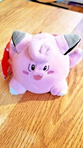 Vintage Pokemon Hasbro Plushy from 1999 (Clefairy #35) (Tagged) - Picture 1 of 4