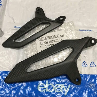 OEM Ducati 899 959 1199 1299 R S Panigale Carbon Fiber Heel Guard Protector - Image 1 of 2