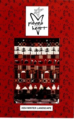 Winter Landscape Quilt Pattern by Pieces from My Heart 254 - Image 1 of 2