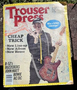 Trouser Press December 1980 Rick Nielsen Cheap Trick Cover Issue #57 - Picture 1 of 1