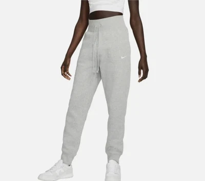 Nike Women’s Phoenix Fleece High-Waisted Joggers Sweatpants Gray Medium NWT - Image 1 of 3