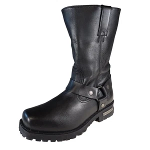 Harley Davidson Herren Leder Mega Harness Motorrad linker Stiefel NUR GRÖSSE 8 1/2 - Bild 1 von 8