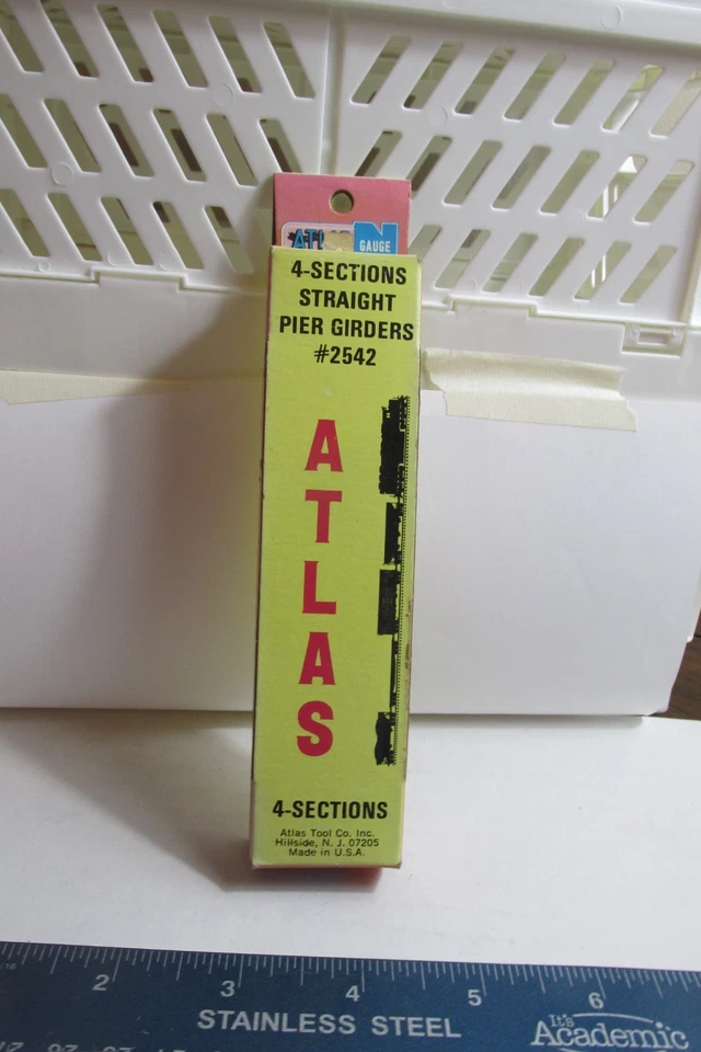 Atlas N Scale 2542 Straight Pier Girders 4 Sections